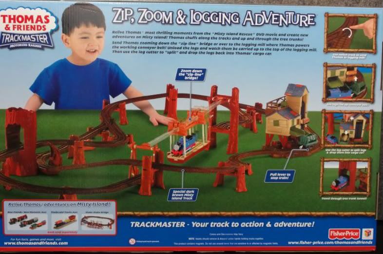 THOMAS & FRIENDS TRACKMASTER ZOOM & LOGGING ADVENTURE eBay